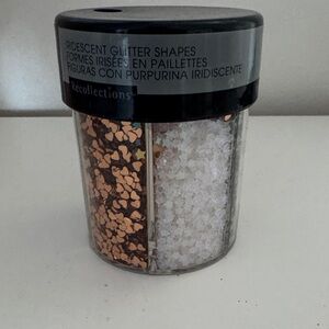 Recollections Iridescent Glitter Shapes Metallic